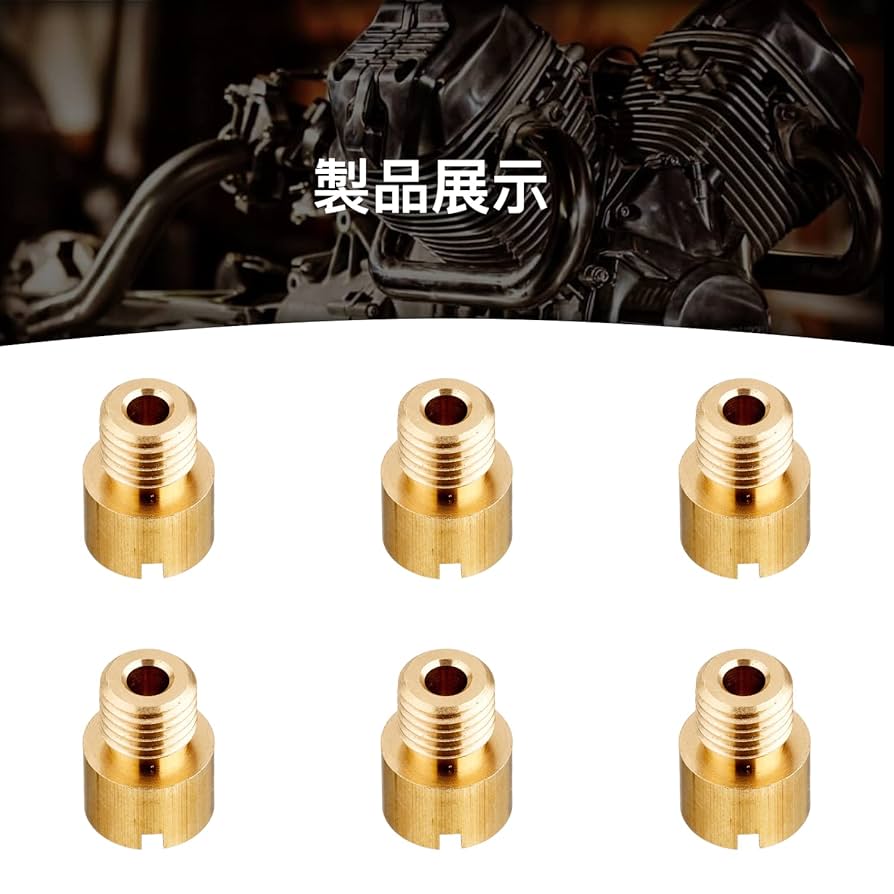 Amazon | Jetsetmoto メインジェットセット M/J 丸特大 (8X11